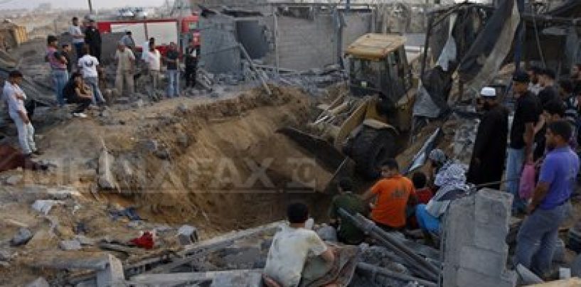 Criza in Israel: Noi raiduri aeriene in Fasia Gaza. 14 morti, printre care femei si copii