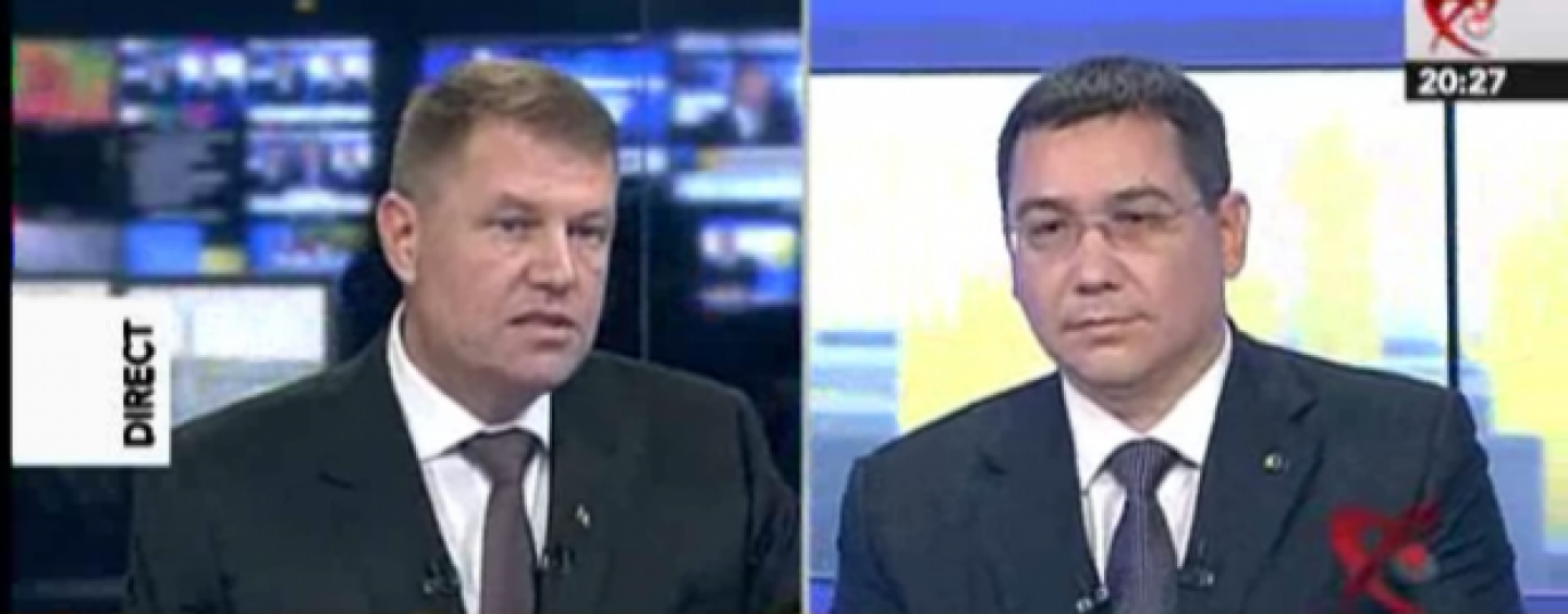 Iohannis a fost ezitant și nu părea să aibă argumente în fața lui Victor Ponta
