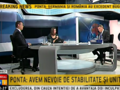 Primarul Sibiului a inceput agresiv confruntarea dar, Victor Ponta a rămas calm