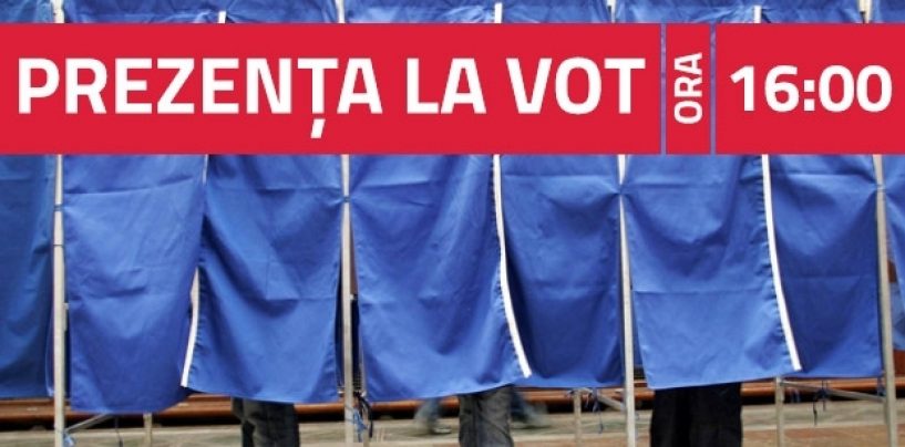 PREZENŢA LA VOT până la ora 16.00, sub cea din 2009, anunță Biroul Electoral Central