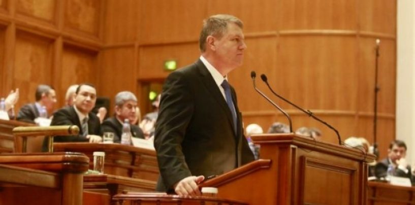 Presedintele Klaus Iohannis, in Parlament. Care a fost mesajul transmis alesilor