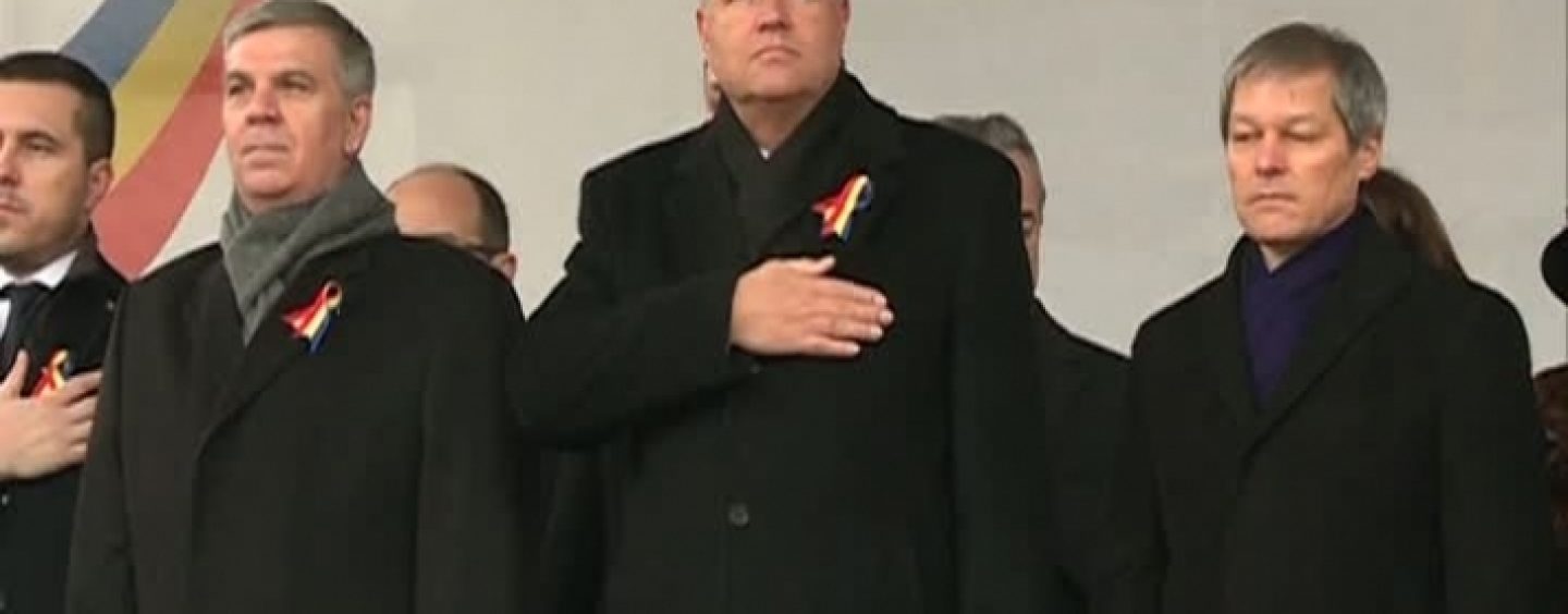 Presedintele Klaus Iohannis, huiduit la Iasi, cu ocazia sarbatoririi Zilei Unirii
