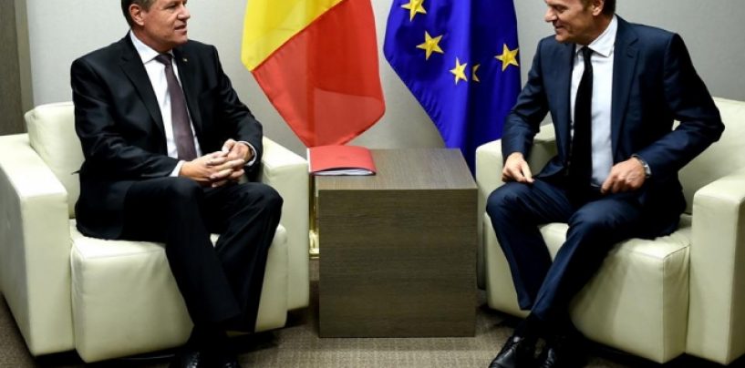 Iohannis s-a întâlnit cu preşedintele Consiliului European, Donald Tusk. Drepturile românilor care lucrează în Marea Britanie nu trebuie să fie puse în discuţie, spune şeful statului