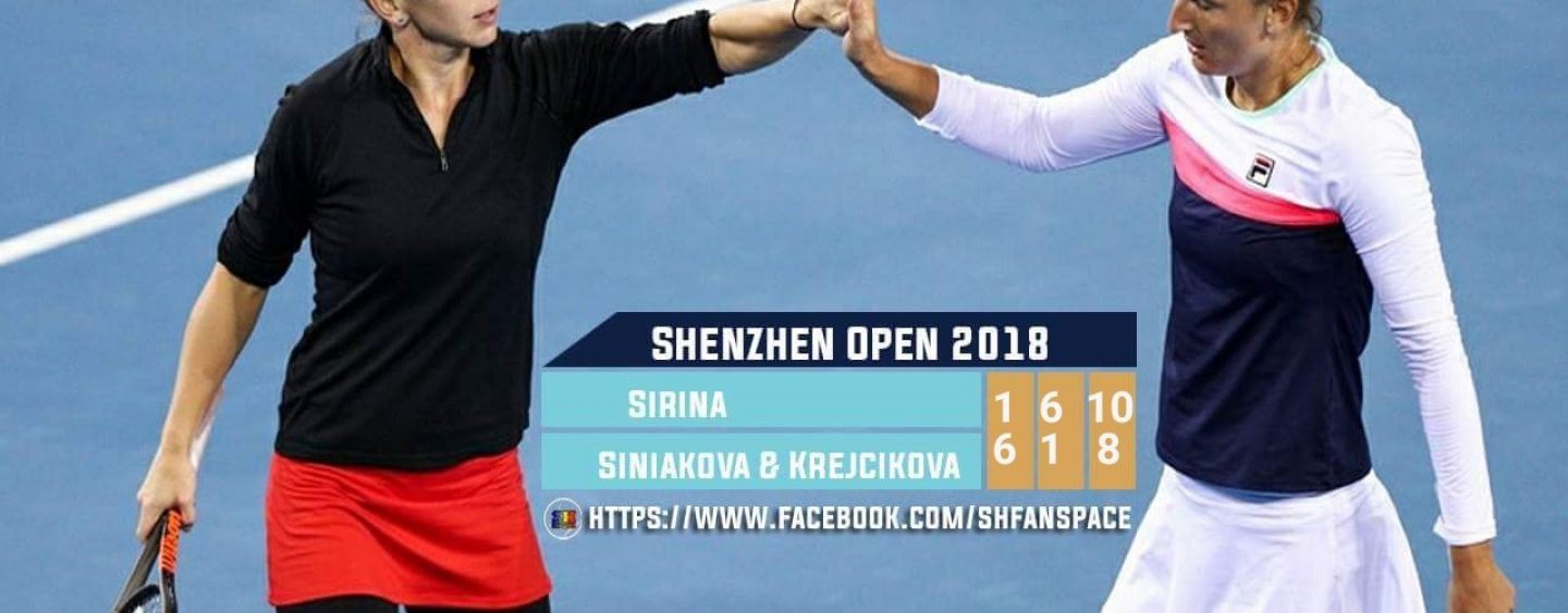 Halep și Begu au câștigat turneul de dublu de la Shenzhen