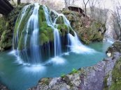 Cascada Bigăr s-a prăbuşit luni din cauze naturale