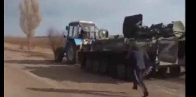 Ajutor neașteptat pentru ucrainieni. Romii au ciordit un tanc în regiunea Kerson