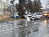Șeful Poliției Orașului Lipova este rănit grav în urma accidentului din această dimineață