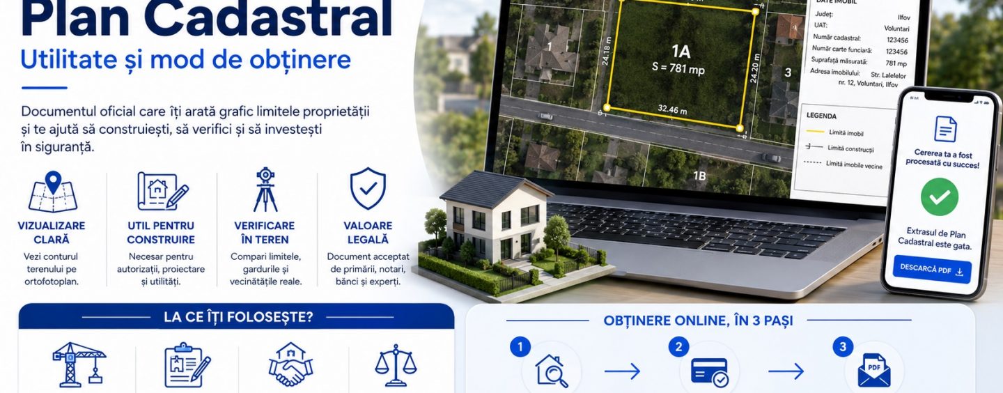 Extrasul de Plan Cadastral – Utilitate și Mod de Obținere